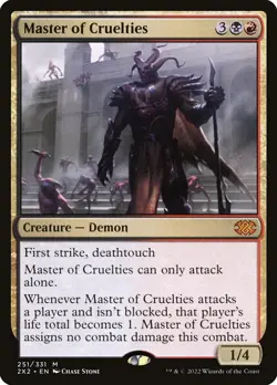 ~1x Master of Cruelties x1 ~NM~ 2X2 Magic the Gathering MtG~ - Image 1