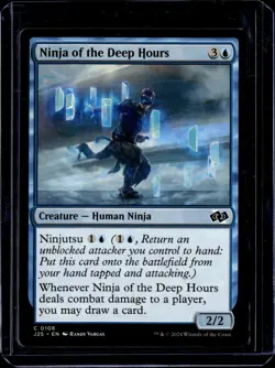 Ninja Of The Deep Hours - 108 - J25 - NM - MTG Magic the Gathering - Image 1