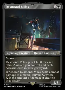 Desmond Miles - Foil Etched ACR NM MTG - Image 1