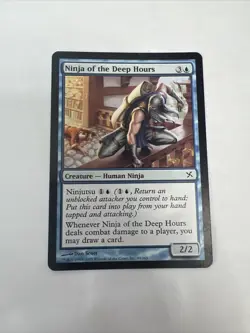 MTG Magic The Gathering Betrayers Of Kamigawa Ninja of the Deep Hours - Image 1