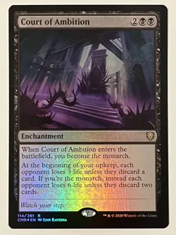 Court of Ambition Commander Legends Foil MTG NM - Image 1
