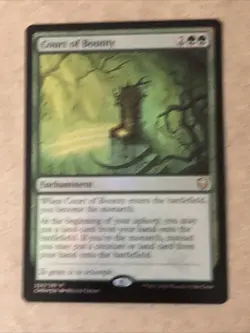 Court Of Bounty Foil X1 Commander legends NM Condition See Pics Front/Back - Image 1