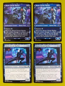Moon-Circuit Hacker x4 Kamigawa: Neon Dynasty 4x MTG 2 Showcase - Image 1