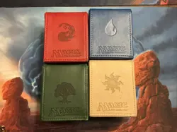 Four 4 Vintage Ultra Pro Magic The Gathering Deck Box Mana Symbols MTG - Image 2