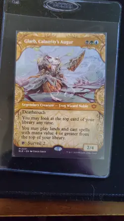 Magic the Gathering (MTG) Glarb, Calamity's Augur (Showcase) Bloomburrow Regular - Image 1