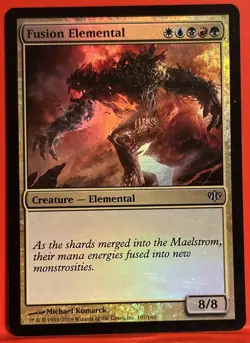 Fusion Elemental 2009 Conflux Foil Multi-color Uncommon MTG 107/145 - Image 1