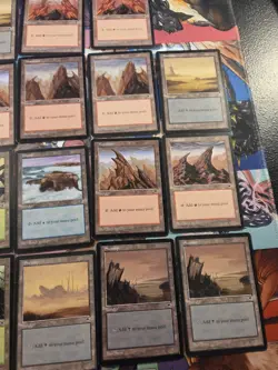Magic The Gathering Vintage Basic Lands Tempest Lot Of 18 - Image 2