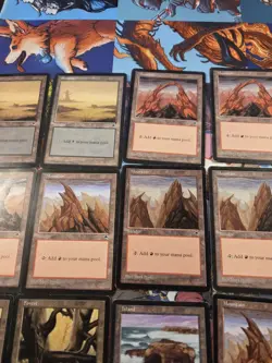 Magic The Gathering Vintage Basic Lands Tempest Lot Of 18 - Image 3