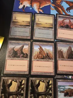 Magic The Gathering Vintage Basic Lands Tempest Lot Of 18 - Image 4