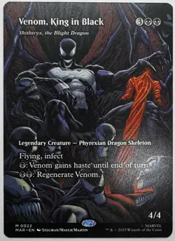 Venom, King in Black - Skithiryx, the Blight Dragon (Borderless) MAR-MTG - Image 1