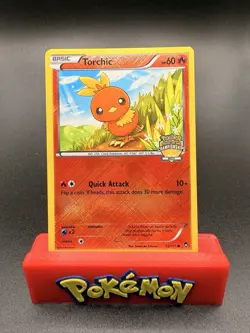 Torchic 12/111 City Championships Crosshatch Promo Pokemon TCG LP - Image 1