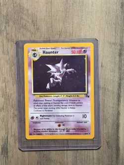 Pokemon TCG Haunter Fossil 6/62 Holo Unlimited Rare - Image 1