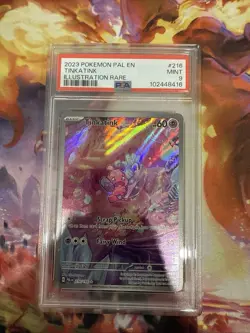 Pokemon TCG Tinkatink Scarlet & Violet - Paldea Evolved 216/193 Holo... PSA 9 - Image 1