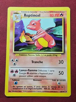 CARTE POKEMON REPTINCEL 24/102 EDITION 2 SET DE BASE WIZARDS FR - Image 1