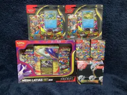 POKEMON MEGA EVOLUTION BUNDLE, BOOSTER BOX, BUNDLES, 3PKS, LATIAS BOX NEW SEALED - Image 1