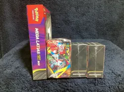POKEMON MEGA EVOLUTION BUNDLE, BOOSTER BOX, BUNDLES, 3PKS, LATIAS BOX NEW SEALED - Image 5