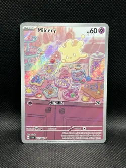 Milcery 152/142 IR Stellar Crown Sv07 ILLUSTRATION RARE HOLO Pokemon English TCG - Image 1