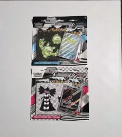 Pokemon Black Bolt and White Flare Tech Sticker Collection Set of 2 - Image 1