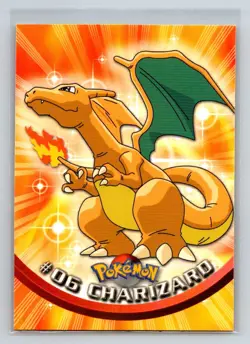 1999 Topps Pokemon Charizard - #06 - Non-Holo - TV Series 1 Blue Logo - Image 1
