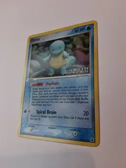 Pokemon Ditto (Squirtle) EX Delta Species 64/113 Reverse Holo Common 60HP TCG - Image 3