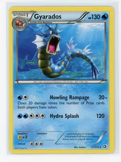 Pokemon TCG - Gyarados 31/113 - Legendary Treasures - Rare - Image 1