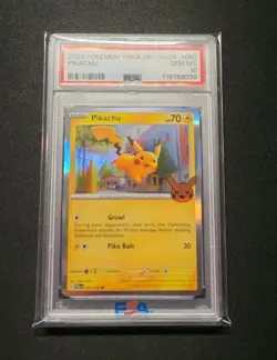 💎 PSA 10 Pikachu 2023 Pokemon Trick Or Trade 062/193 Gem English Stamp #062 - Image 1