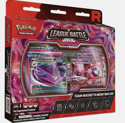 Pokemon team Rocket’s Mewtwo Ex League Battle Deck Sealed Display Case 6 Decks - Image 2