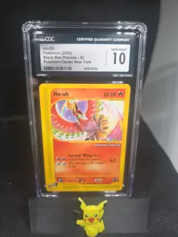 Pokemon Center NY Black Star Promo 2002 Ho-Oh #52 CGC 10 Gem Mint - Image 1