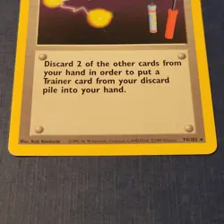 Pokemon Item Finder 74/102 Base Set Regular Moderately Played *FREE SHIPPING* - Image 3