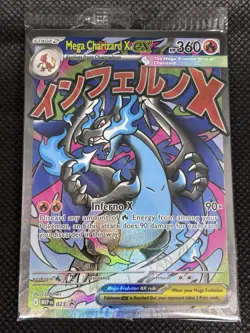 Sealed Mega Charizard X ex +Oricorio Phantasmal Flames UPC Promo 023 Pokemon TCG - Image 1