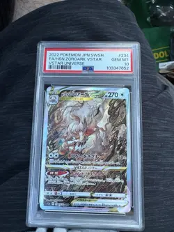 Hisuian Zoroark Vstar Universe Pokemon Japanese Sword & Shield 234/172 PSA 10 - Image 1