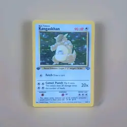 1999 Pokemon Jungle 1st Edition Kangaskhan Rare Holo #5/64 - Image 1