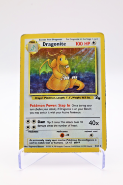 1999 Pokemon - Dragonite - Fossil - Holo Rare - 4/62 [HP] - Image 1