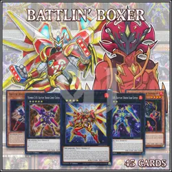 BATTLIN' BOXER ALITO DECK 45 Second Lead Yoke Nova Kaiser Rabbit Puncher YuGiOh - Image 2