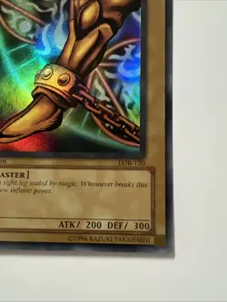 Right Leg Of The Forbidden One LOB-120 Ultra Rare 1st Edition Yu-Gi-Oh LP - Image 4