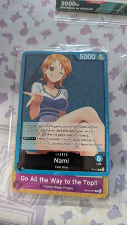 One Piece Promos Nami P-117 Go All The Way To The Top! OP13 Promo Sealed English - Image 1