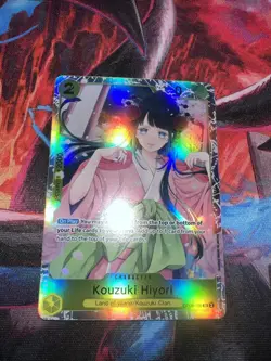 One Piece TCG Kouzuki Hiyori OP06-106 SR Wings of the Captain English NM - Image 1