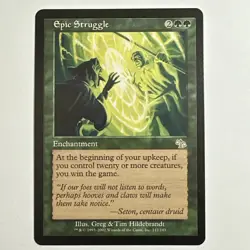 Epic Struggle 112/143 Rare Card Judgement Magic the Gathering MTG LP - Image 1
