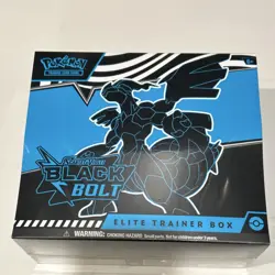 Pokemon TCG Scarlet & Violet-Black Bolt Elite Trainer Box Trading Card Game Box - Image 1