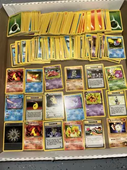 HUGE Vintage Pokemon collection ALL WOTC! 400+ cards 1st editions rares and more - Image 1