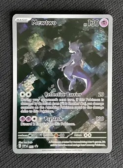 Mewtwo NM 52 SV Scarlet & Violet Promo Card Pokemon TCG 2023 - Image 2