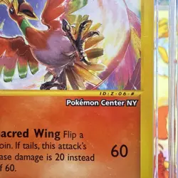 2002 Pokemon Center NY Ho-Oh #52 Black Star Promo Card CGC Gem Mint 10 - Image 4