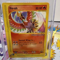 2002 Pokemon Center NY Ho-Oh #52 Black Star Promo Card CGC Gem Mint 10 - Image 3