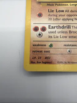 Pokemon Card Brock's Dugtrio 22/132 Gym Challenge Rare NM - Image 2