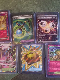 Pokemon TCG Full Art Energy And Trainer Cards Foil Collection - Image 3