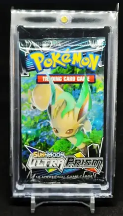Pokemon Ultra Prism Sun & Moon Booster Card Pack SEALED (Leafeon) 820650801556 - Image 1