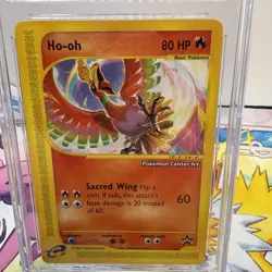 2002 Pokemon Center NY Ho-Oh #52 Black Star Promo Card CGC Gem Mint 10 - Image 3
