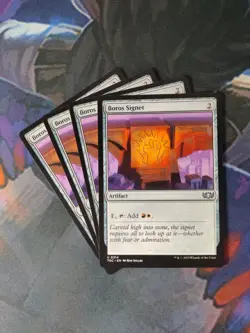 Boros Signet x 4 | 7% Off 2+ | Dragonstorm | NM | MTG - Image 1