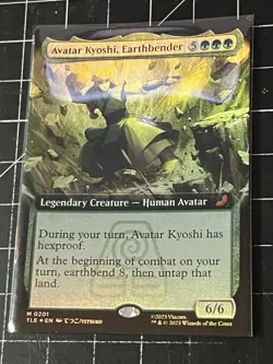 Avatar Kyoshi, Earthbender (Extended Art) Avatar: The Last Airbender MTG Foil - Image 1