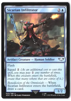 Sicarian Infiltrator 25 MTG 40K NM - Image 1